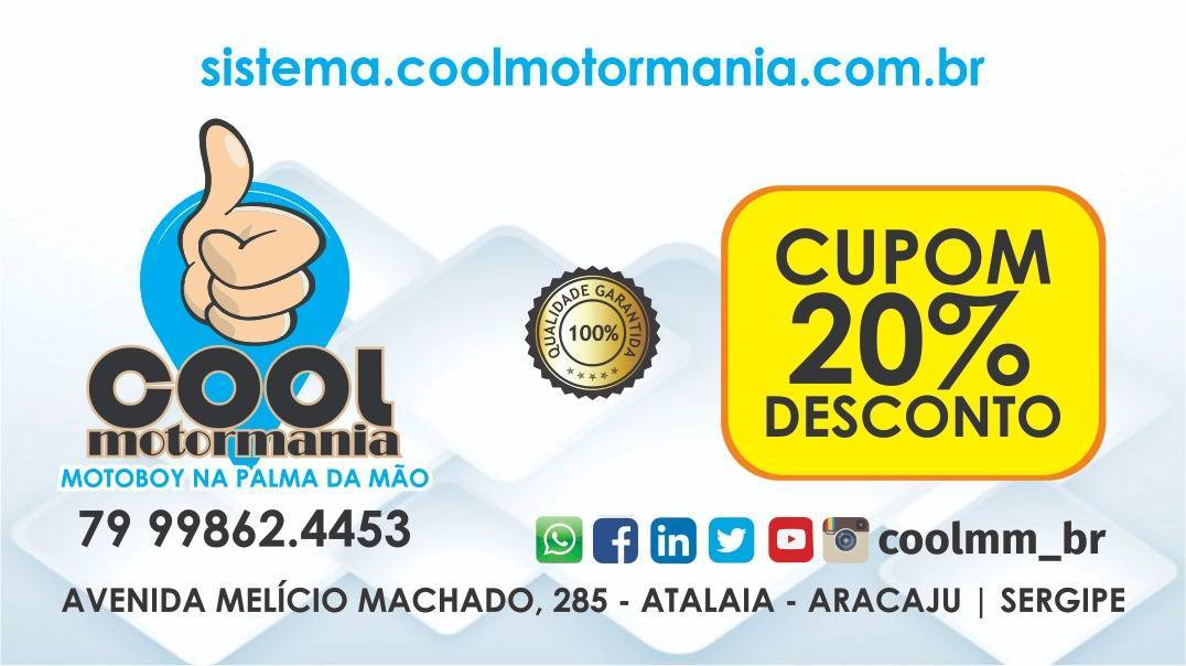 motoboy Aracaju com aplicativo